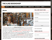 Tablet Screenshot of iliadbooks.com
